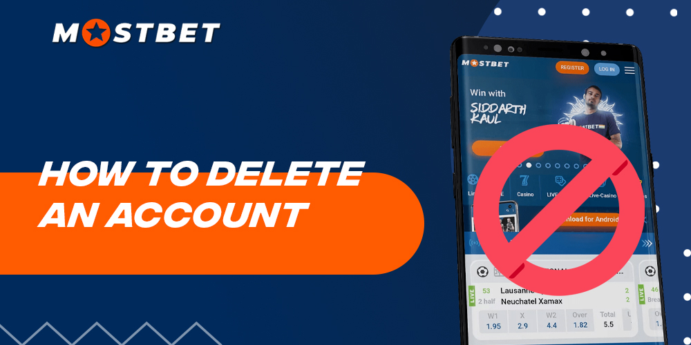 Guidelines for profile removal on Mostbet bookmaker's site