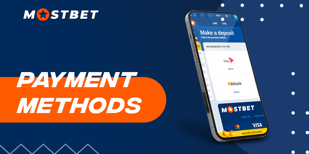 Overview of payment options on Mostbet's platform